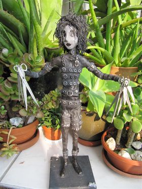 En Edward Scissorhands gemaakt in januari 2013