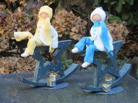 Winterpoppetjes op Kerstster
