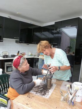 Mijn aandacht moest ik nu over 3 cursisten verdelen