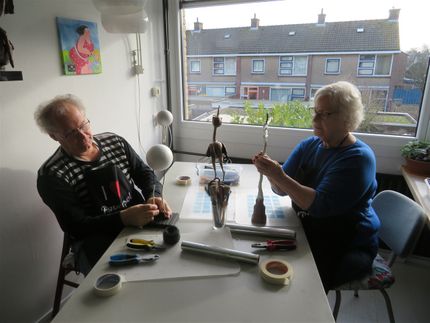 20 februari , Workshop met Leny en Willem.