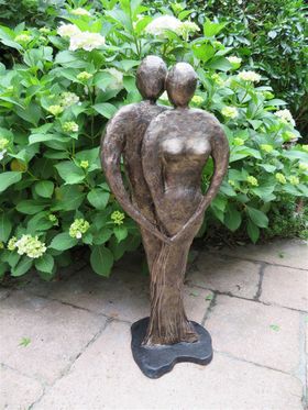 Abstract in brons, Liefdesbeeld, juni 2021
