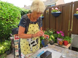 Yvonne komt op 22 juli dit heel leuke vissertje maken