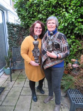 Op 7 januari 2022 hadden we met Agnes en Estelle weer een heel gezellige workshop . Ze hebben deze prachtige beelden gemaakt en ik ben trots op ze.